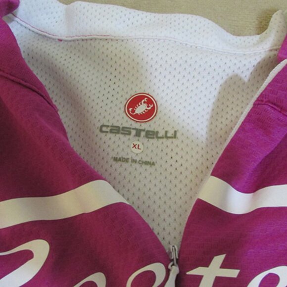 Castelli Women's Half Zip Short Sleeve Cycling Jersey Size XL - Picture 3 of 5